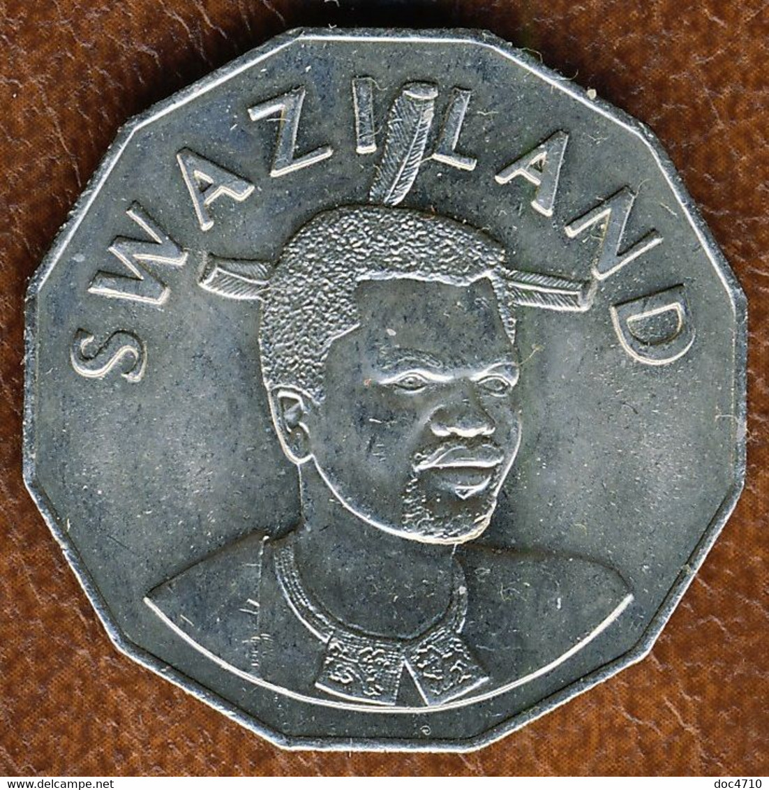 Eswatini-Swaziland 50 Cents 2007, KM#52, AUnc - Swaziland