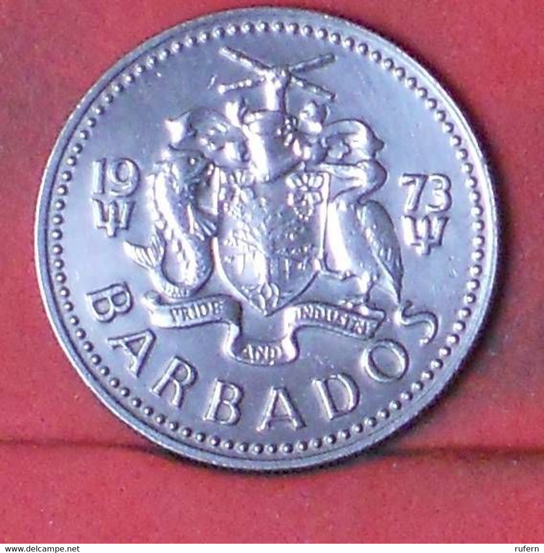 BARBADOS 25 CENTS 1973 -    KM# 13 - (Nº41673) - Barbados