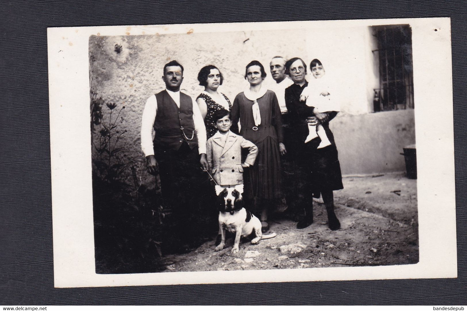 Carte Photo Luynes (13) Portrait Famille ( Genealogie Archives Gautier 46277) - Luynes