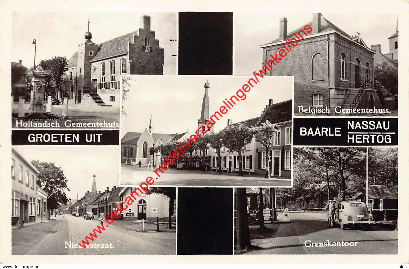 Groeten Uit Baarle Hertog Nassau - Nieuwstraat En Grenskantoor - Baarle-Nassau Baarle Hertog - Baarle-Hertog