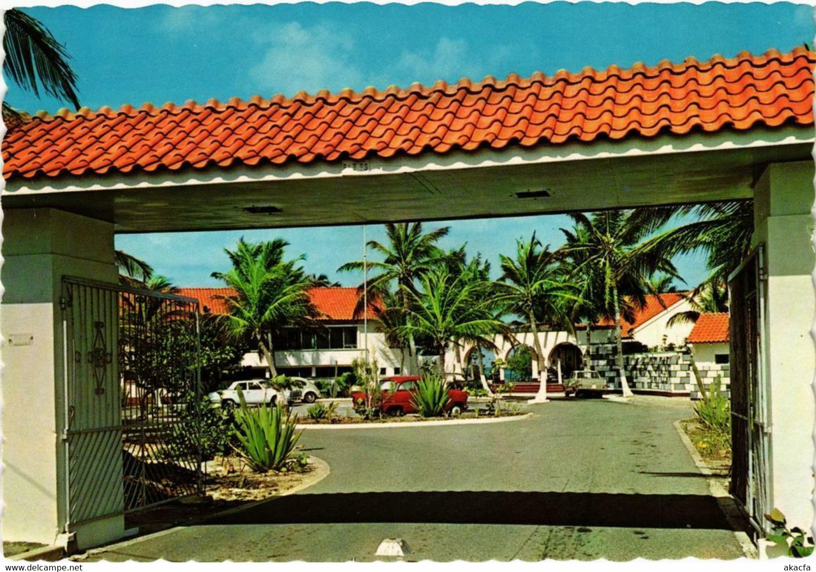 CPM AK Entrance Of Hotel Basi Ruti Palmbeach, ARUBA (629538) - Aruba