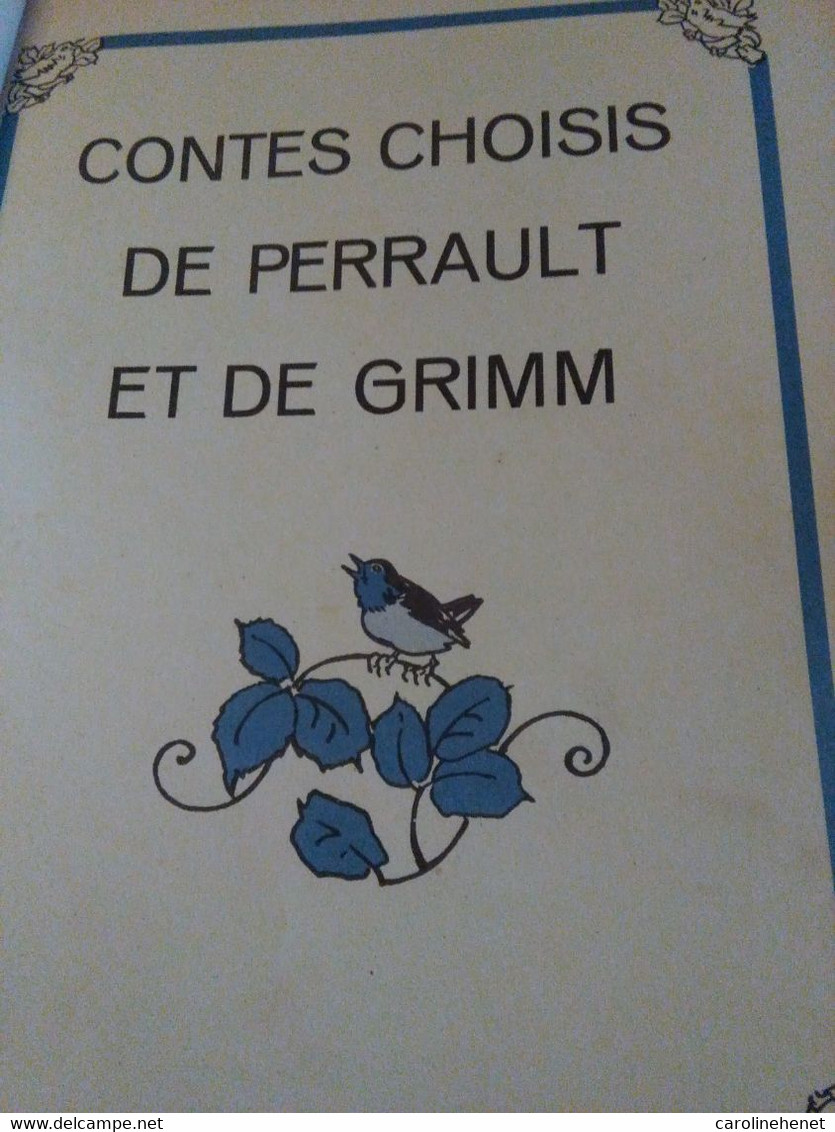 Contes Choisis De Perrault Et De Grimm 1930 - 1901-1940