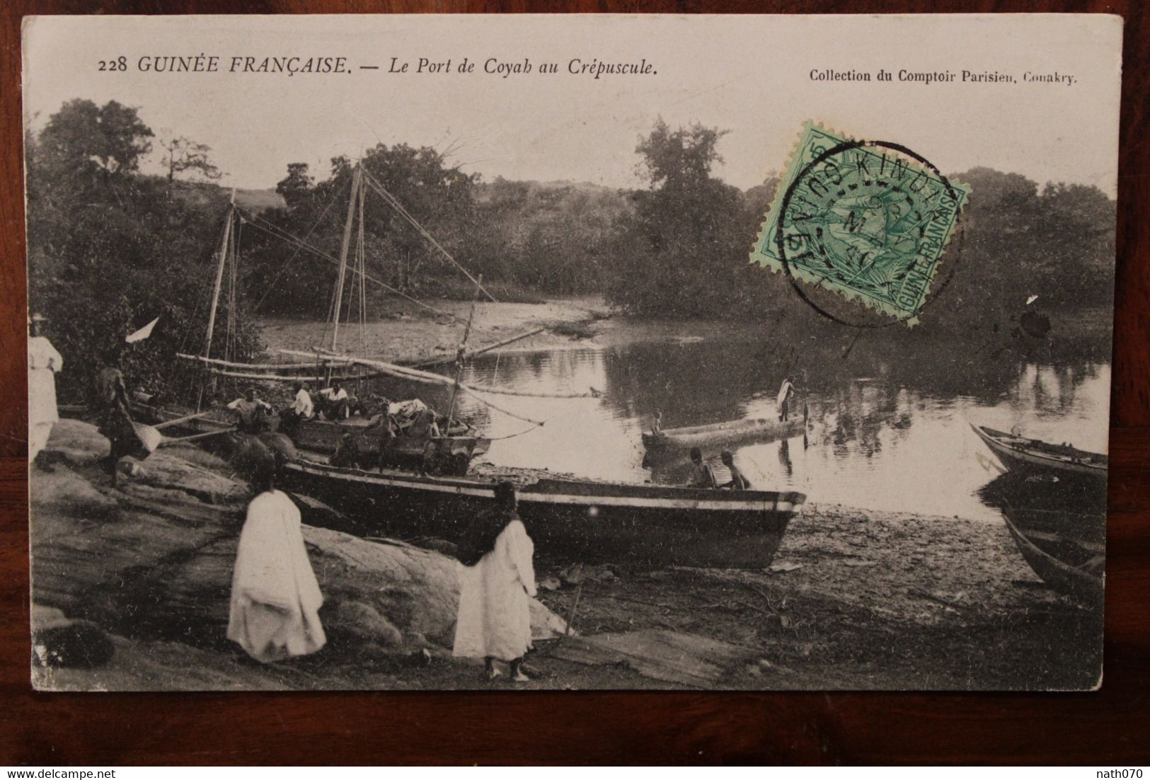 Guinée Française 1910 CPA FRANCE Kindia Port De Coyab Cover Colonie Mont Devant Sassey Meuse AOF - Brieven En Documenten