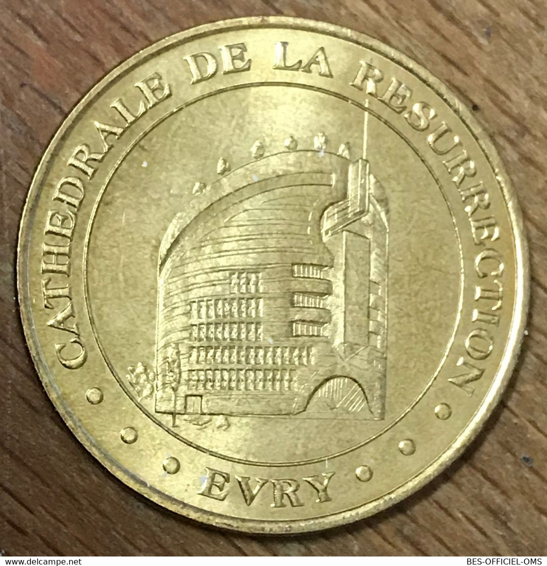 91 ÉVRY CATHÉDRALE DE LA RÉSURRECTION MDP 2000 MÉDAILLE SOUVENIR MONNAIE DE PARIS JETON TOURISTIQUE MEDALS TOKENS COINS - 2000