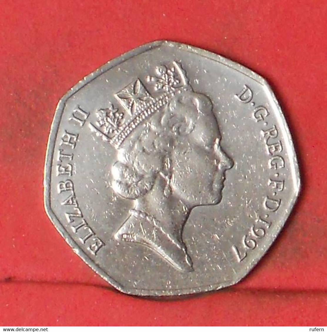 GREAT BRITAIN 50 PENCES 1997 -    KM# 940,2 - (Nº41733) - 50 Pence