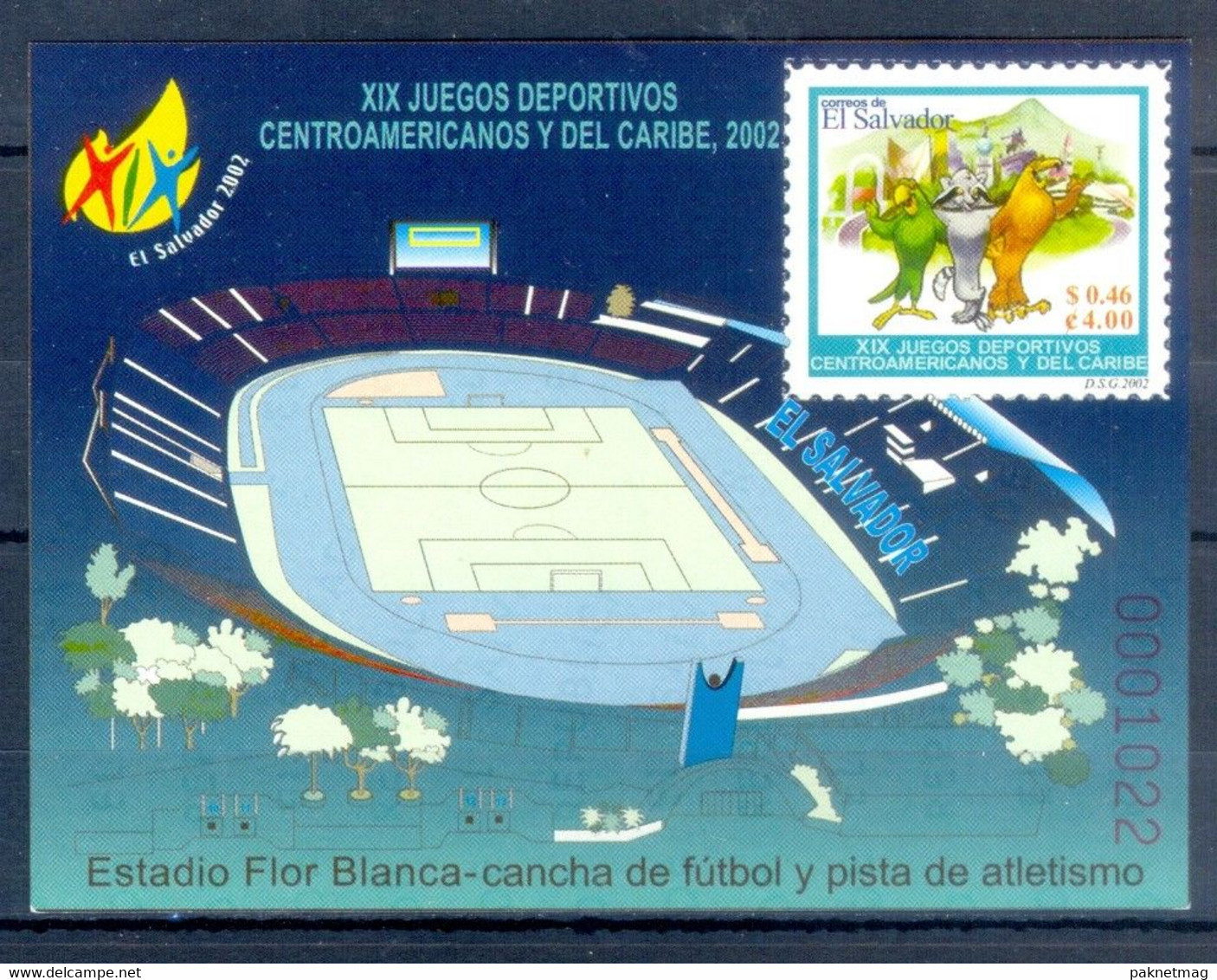 CC98- El Salvador 2002 Central American And Caribbean Games. - El Salvador