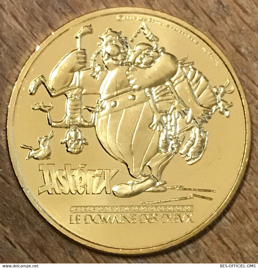 92 VANVES ASTERIX OBELIX DOMAINE DES DIEUX N°3 MDP 2015 MÉDAILLE MONNAIE DE PARIS JETON TOURISTIQUE MEDALS TOKENS COIN - 2015