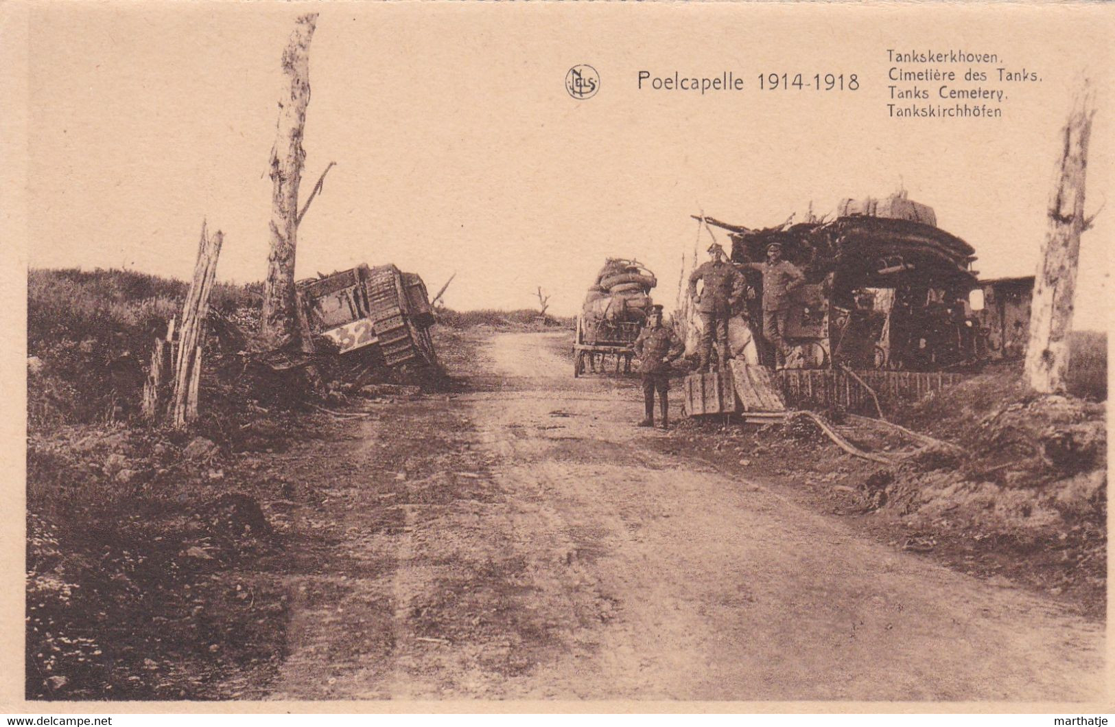 Poelcapelle 1914-1918 - Tankskerkhoven - Cimetière Des Tanks - Langemark-Poelkapelle