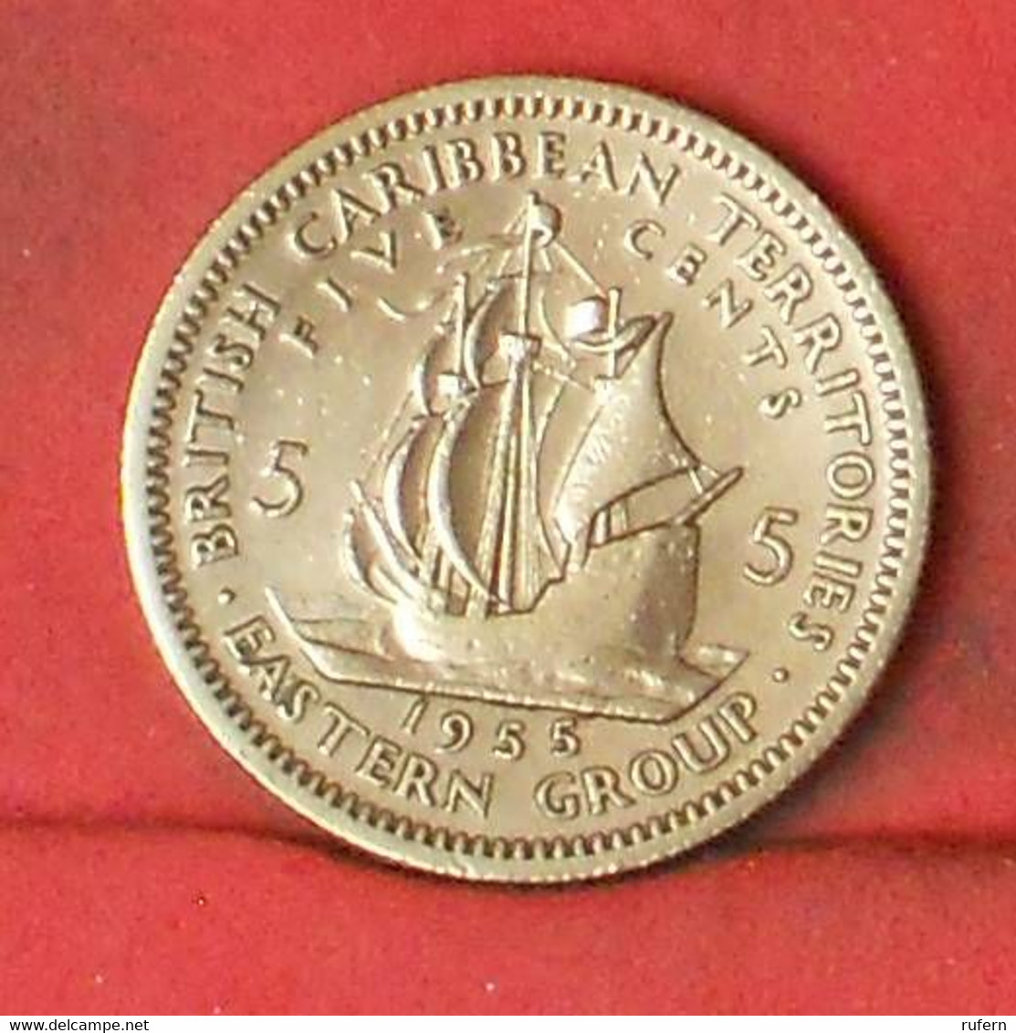 EAST CARIBBEAN STATES 5 CENTS 1955 -    KM# 4 - (Nº41797) - British Caribbean Territories