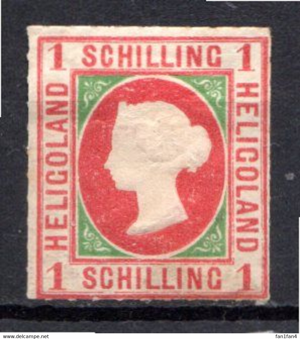 HELIGOLAND - (Colonie Britannique) - 1867 - N° 2 - 2 S. Carmin Et Vert - (Victoria) - Heligoland (1867-1890)