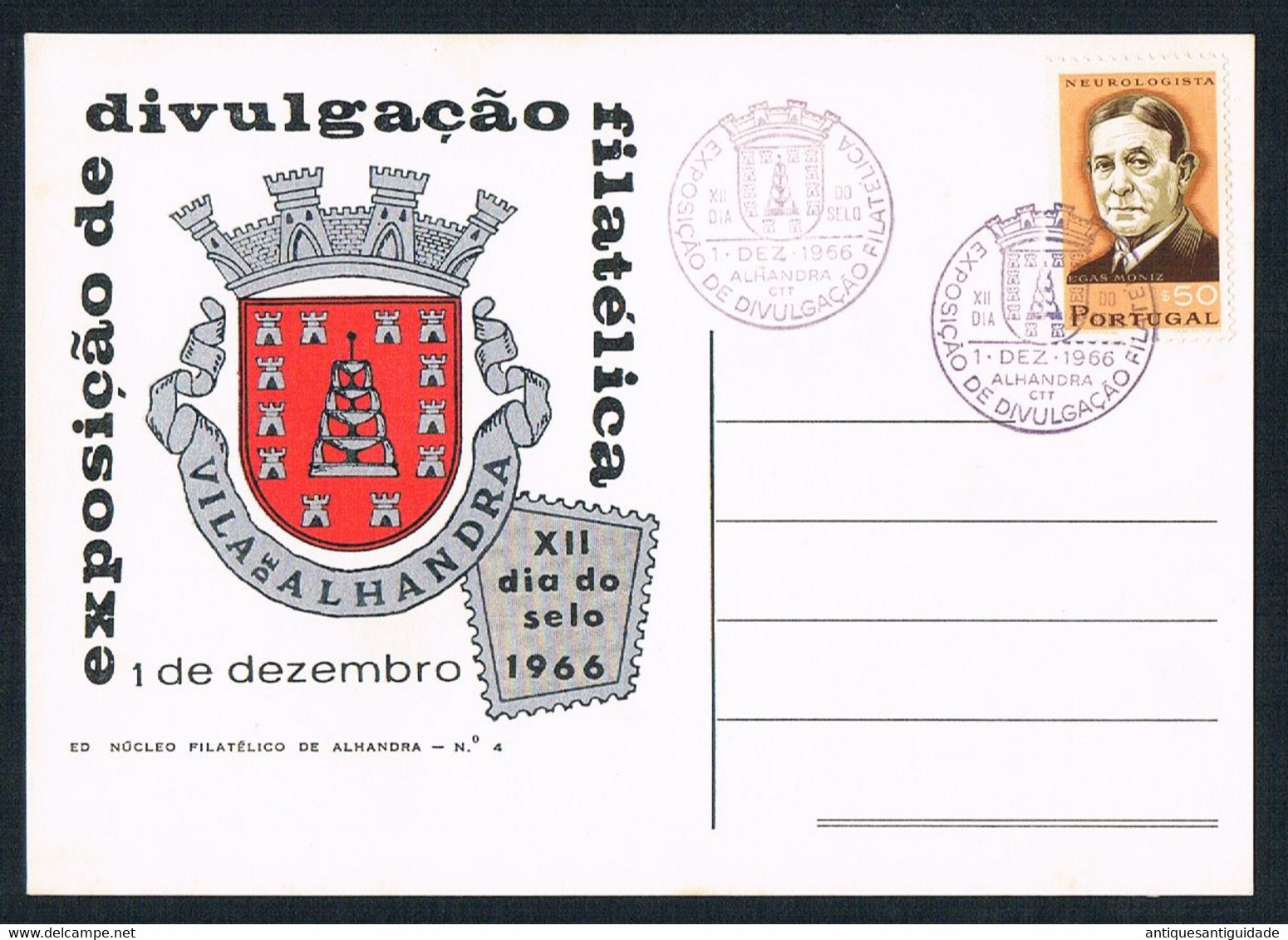 FDC - 1966 - Portugal - Vila De Alhandra - Philatelic Disclosure Exhibition - FDC