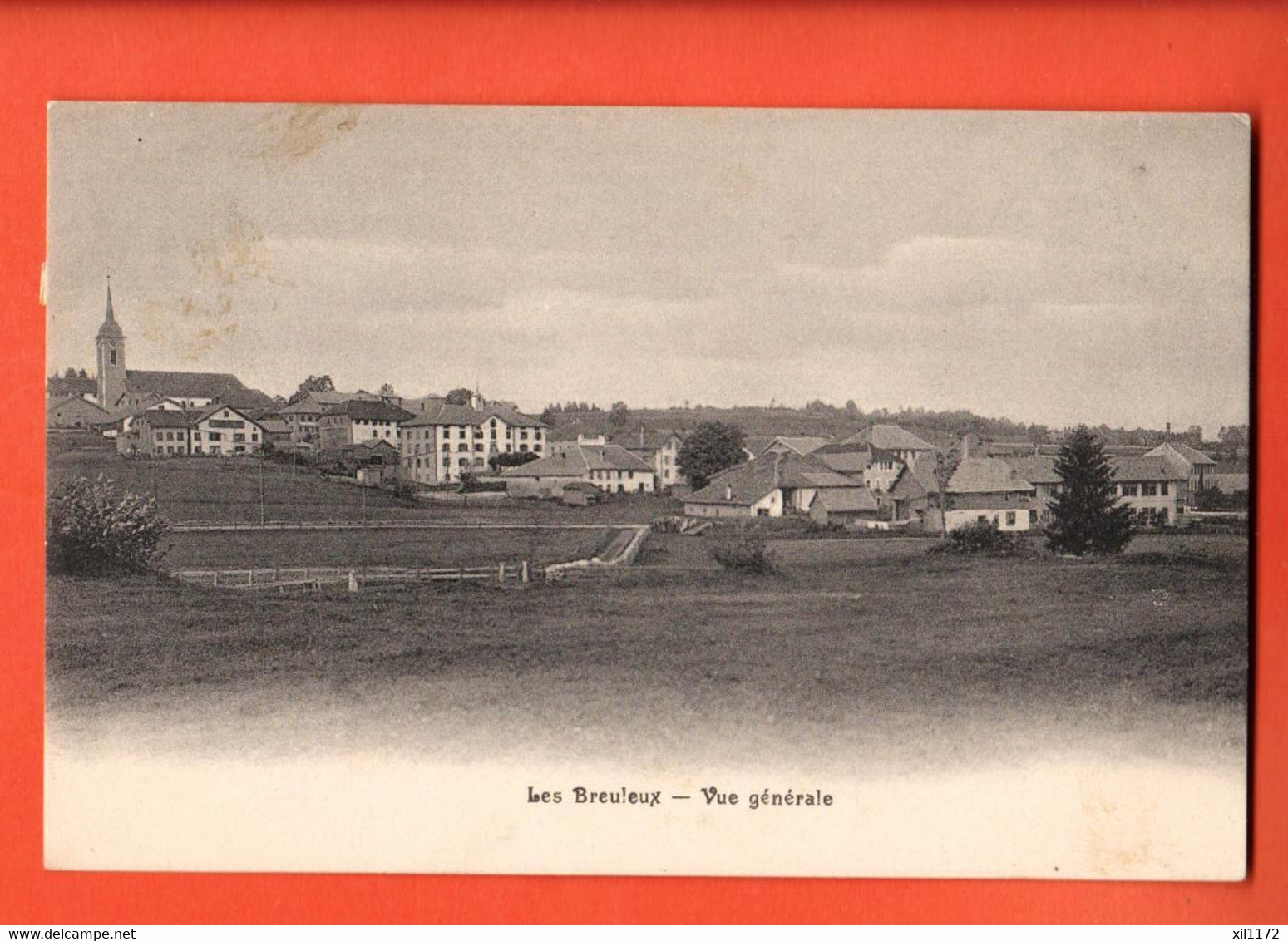 ZLK-15 Les Breuleux. Vue Générale Circulé 1908 Vers Moutier . PJCG 2784 - Les Breuleux