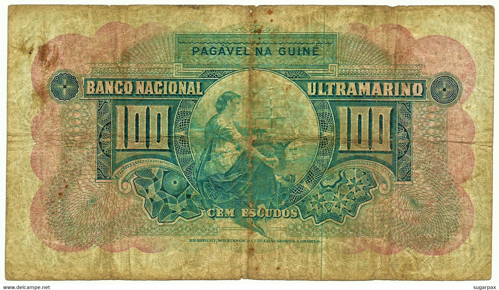 Guiné-Bissau - 100 Escudos - 30.06.1964 - P 41 - Sign Varieties - João Teixeira Pinto - PORTUGAL - Guinea-Bissau