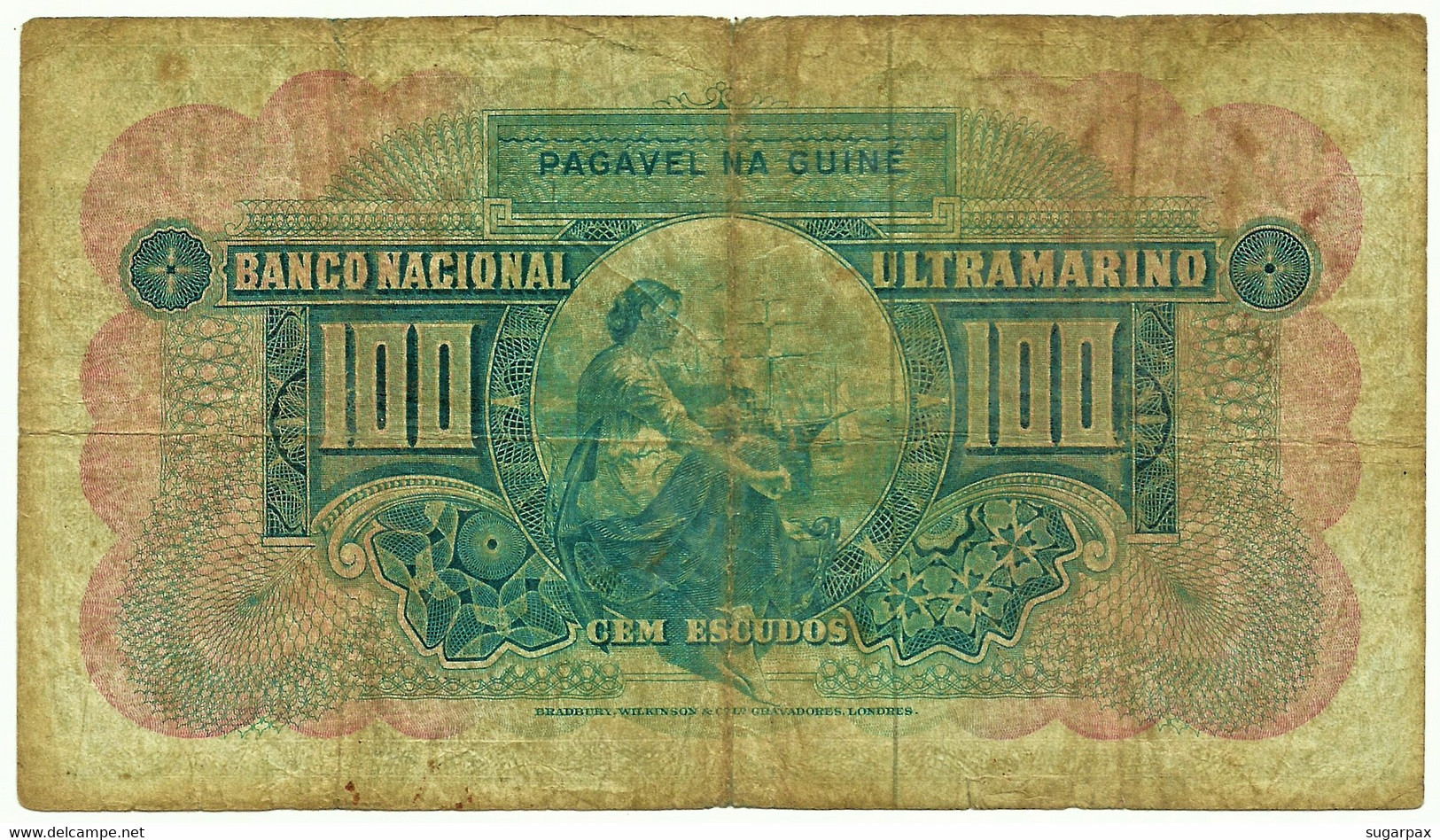 Guiné-Bissau - 100 Escudos - 30.06.1964 - P 41 - Sign Varieties - João Teixeira Pinto - PORTUGAL - Guinee-Bissau
