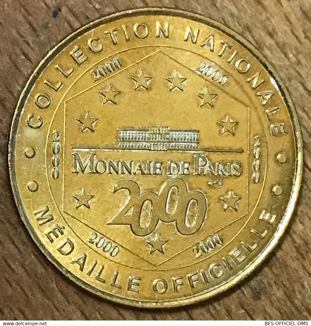 94 CHÂTEAU DE VINCENNES LE DONJON MDP 2000 MÉDAILLE SOUVENIR MONNAIE DE PARIS JETON TOURISTIQUE MEDALS TOKENS COINS - 2000