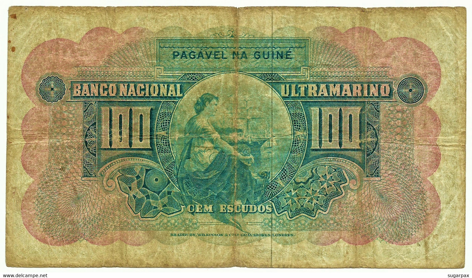 Guiné-Bissau - 100 Escudos - 30.06.1964 - P 41 - Sign Varieties - João Teixeira Pinto - PORTUGAL - Guinea–Bissau