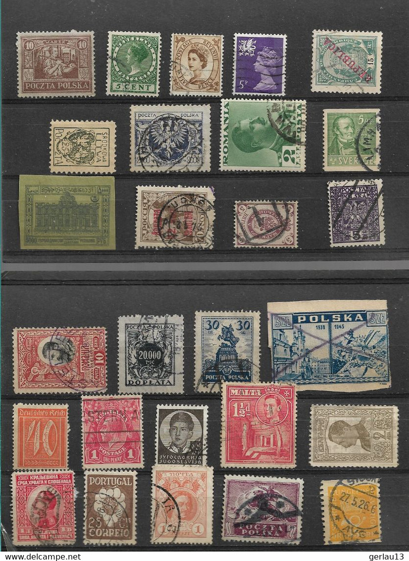 LOT   50 TIMBRES - Lots & Kiloware (mixtures) - Max. 999 Stamps