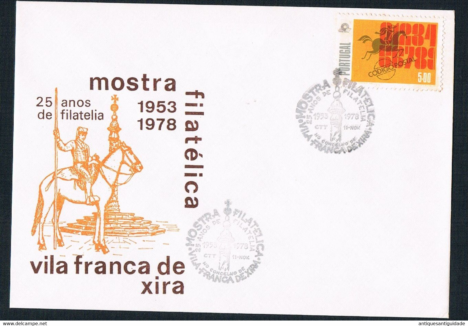 1953 - 1978 - Portugal - Vila Franca De Xira 25 Years Of Philatelic - Philatelic Exhibition - FDC