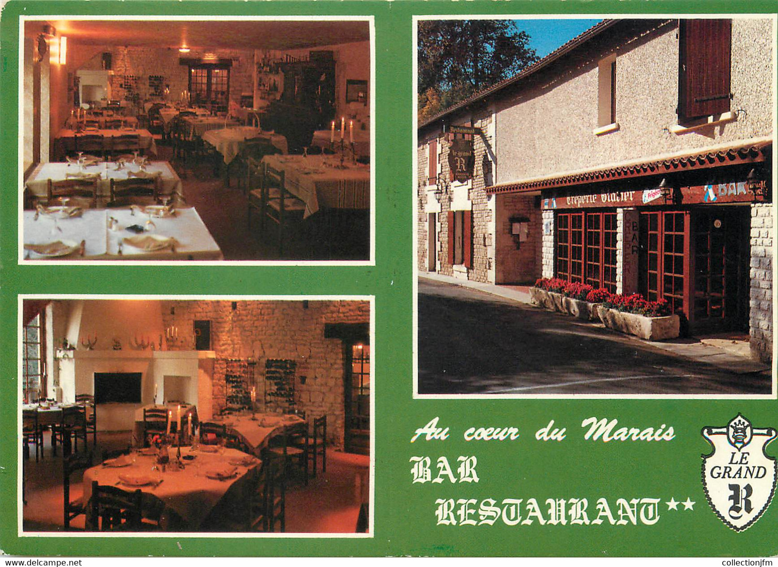 / CPSM FRANCE 79 "Frontenay Rohan Rohan, Restaurant Au Coeur Du Marais" - Frontenay-Rohan-Rohan