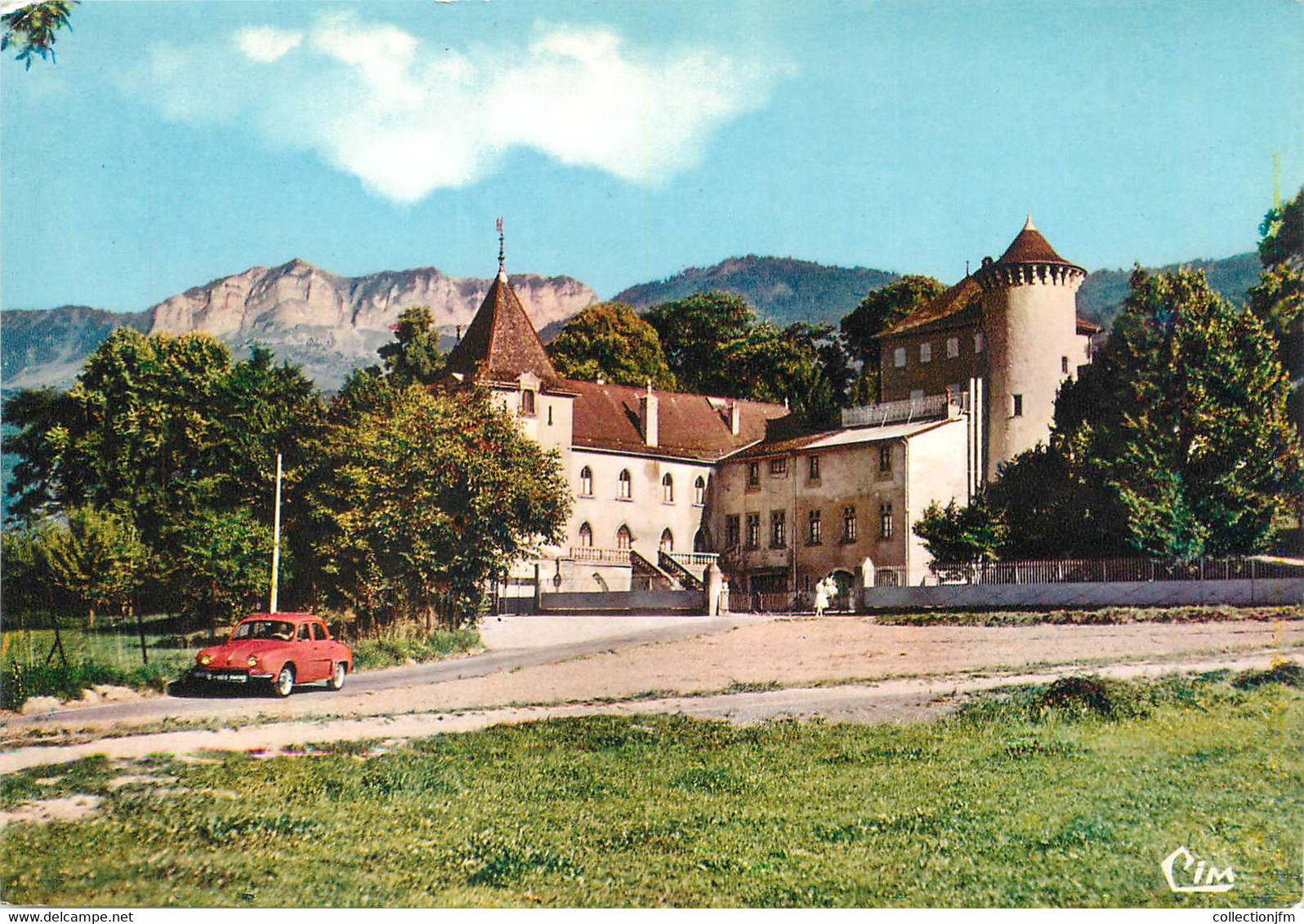 / CPSM FRANCE 74 "Lugrin, Château D'Allaman" - Lugrin