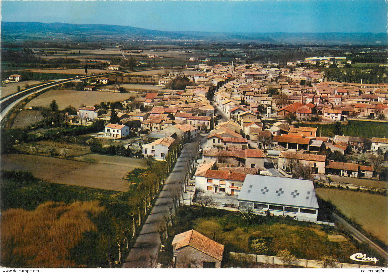 / CPSM FRANCE 84 "Lapalud, Vue Générale Aérienne" - Lapalud