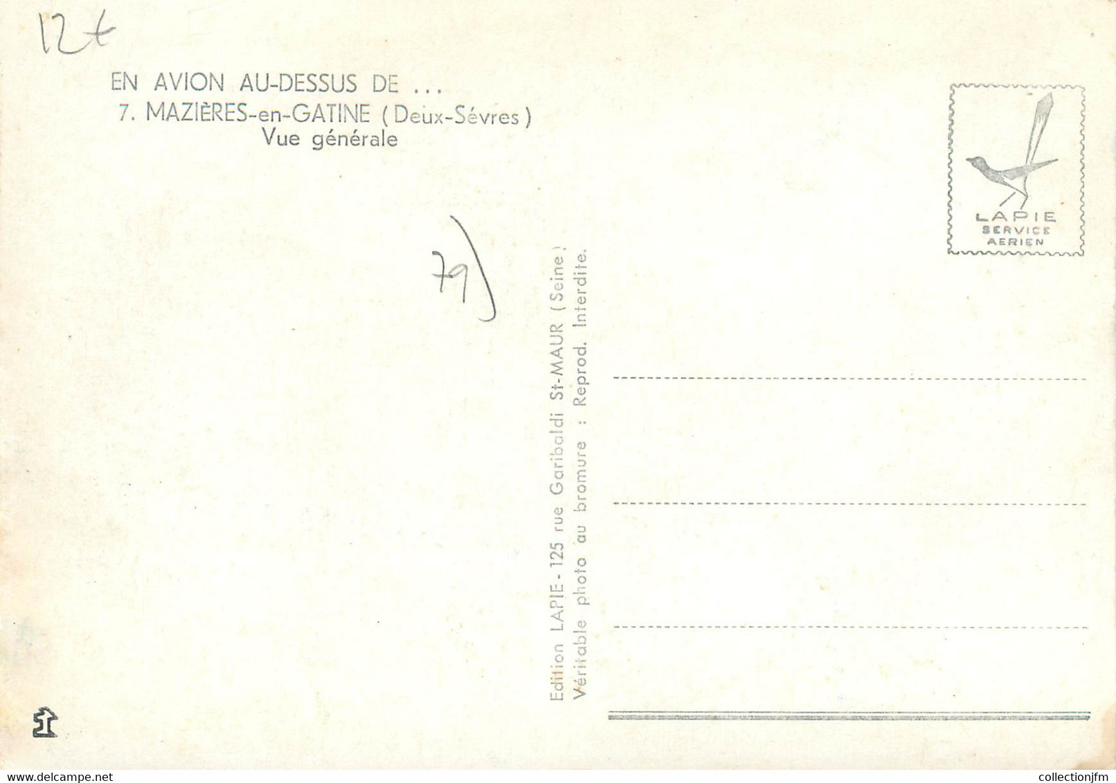 / CPSM FRANCE 79 "Mazières En Gatine, Vue Générale " - Mazieres En Gatine