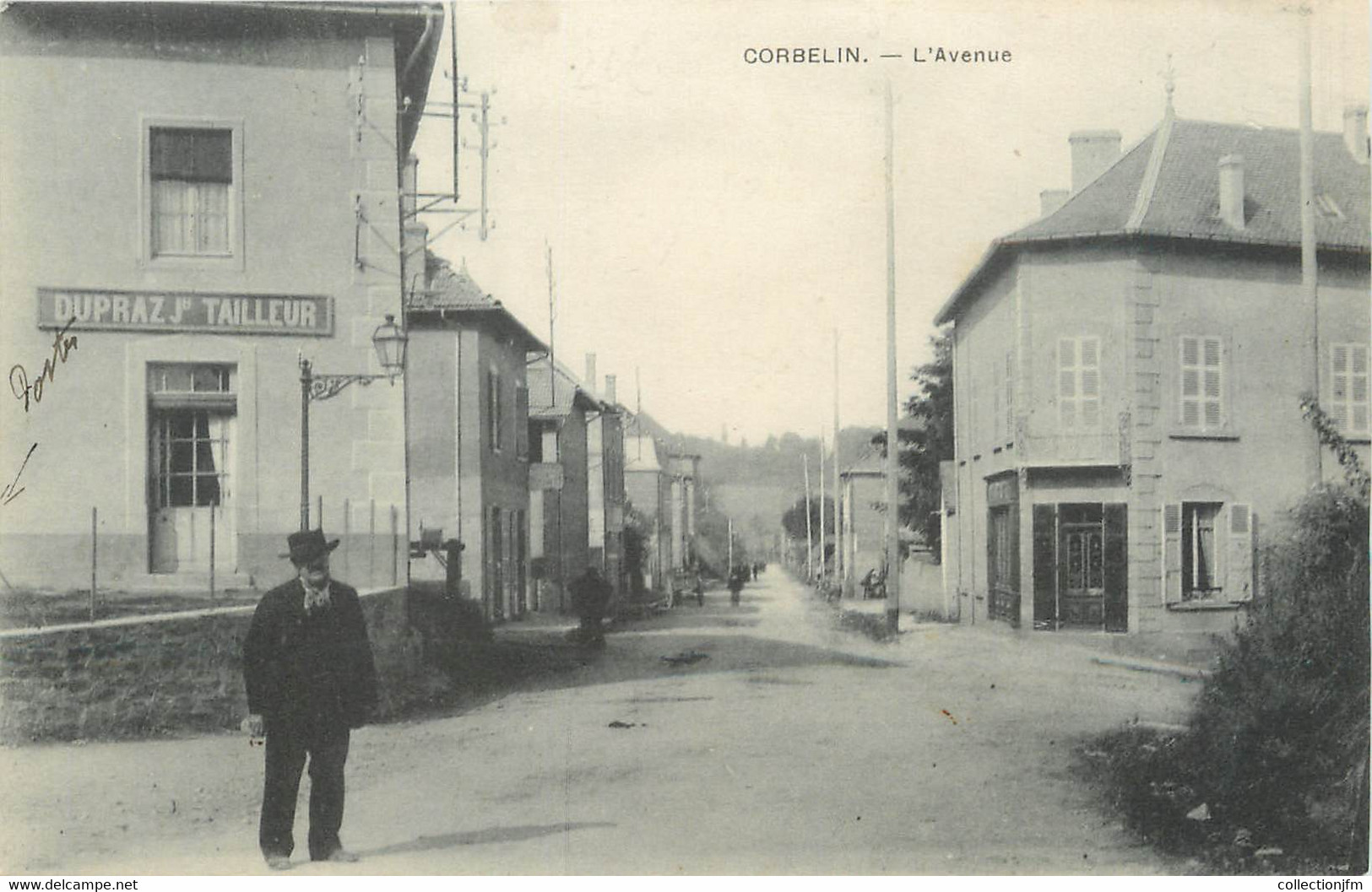 / CPA FRANCE 38 "Corbelin, L'avenue" - Corbelin