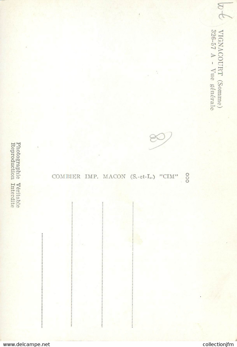 / CPSM FRANCE 80 "Vignacourt, Vue Générale" - Vignacourt