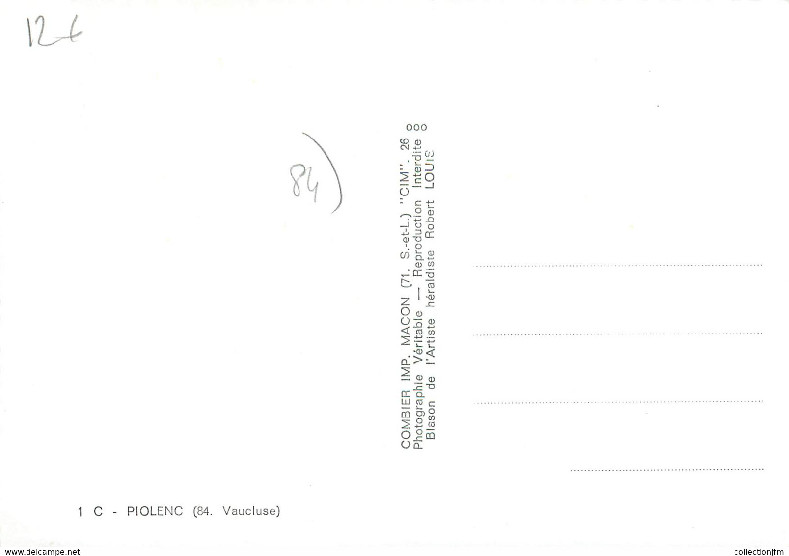 / CPSM FRANCE 84 "Piolenc" - Piolenc