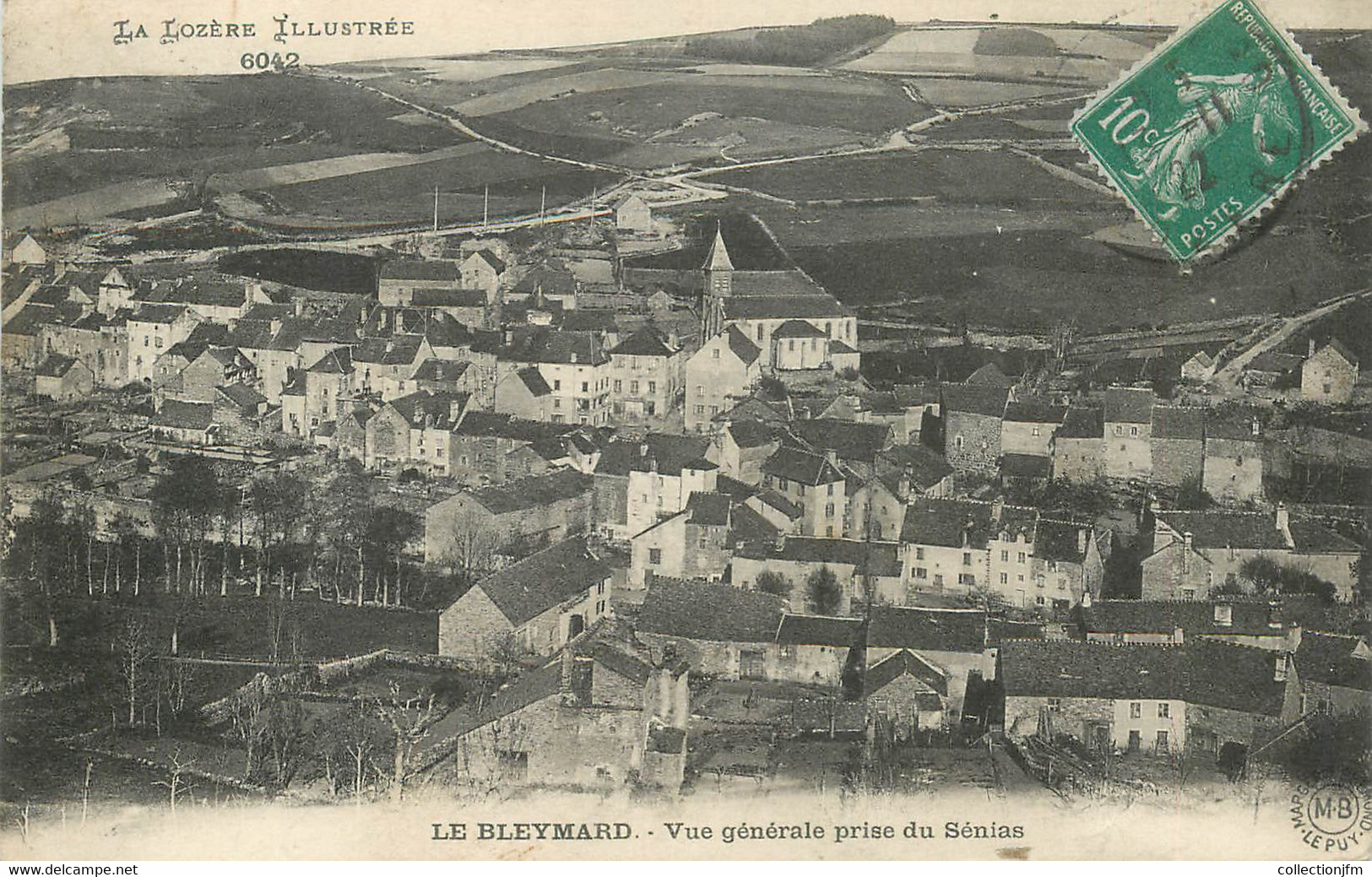 .CPA FRANCE 48 "Le Bleymard, Vue Générale Prise Du Sénas" - Le Bleymard