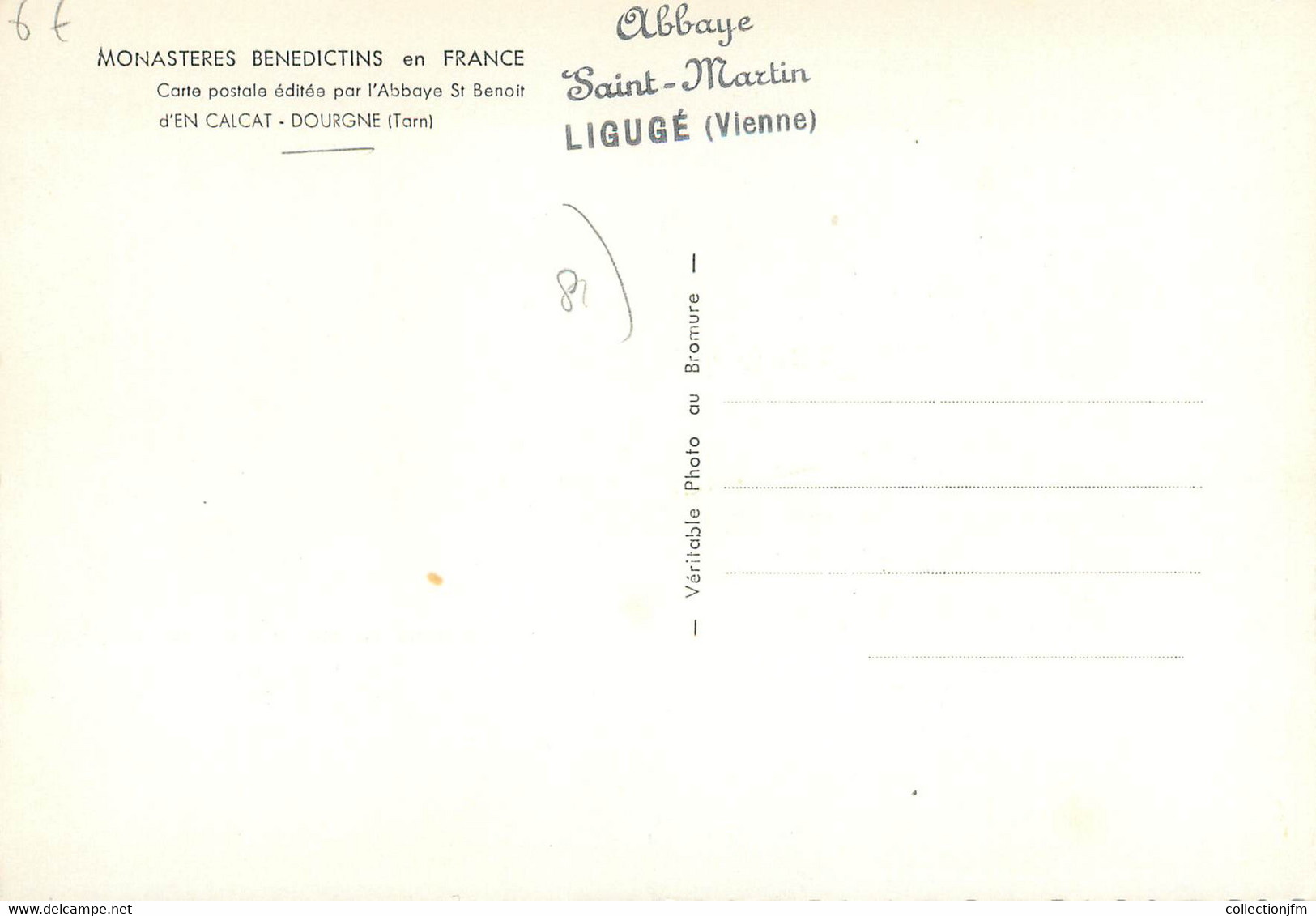 / CPSM FRANCE 81 "Dourgne, Monastères Bénédictins En France" - Dourgne