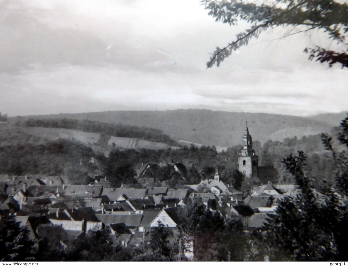 Bad Berka -  Panorama - 1961 - Kleinformat - Echt Foto - Bad Berka