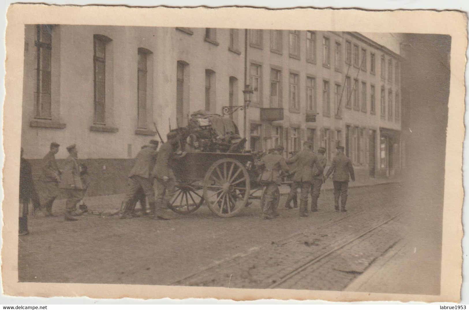 Tirlemont- Carte Photo -Evacuation De La Belgique Par Les Boches 1918   (E.2963) - Tienen