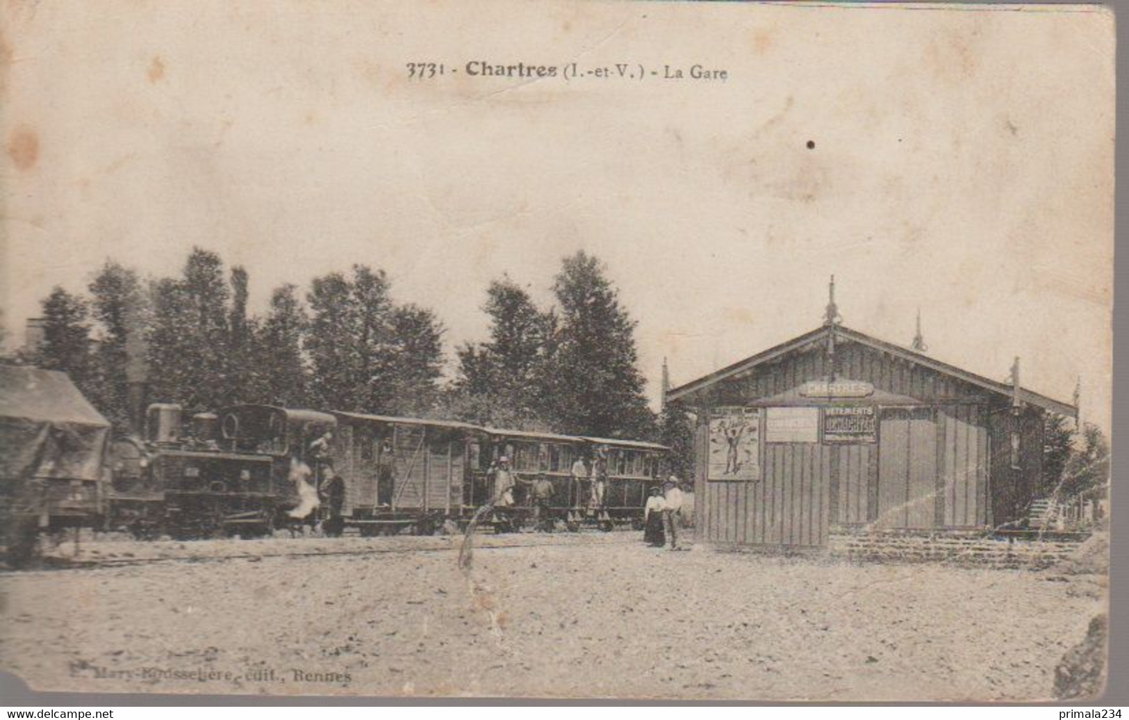 CHARTRES DE BRETAGNE - LA GARE - Châteaugiron