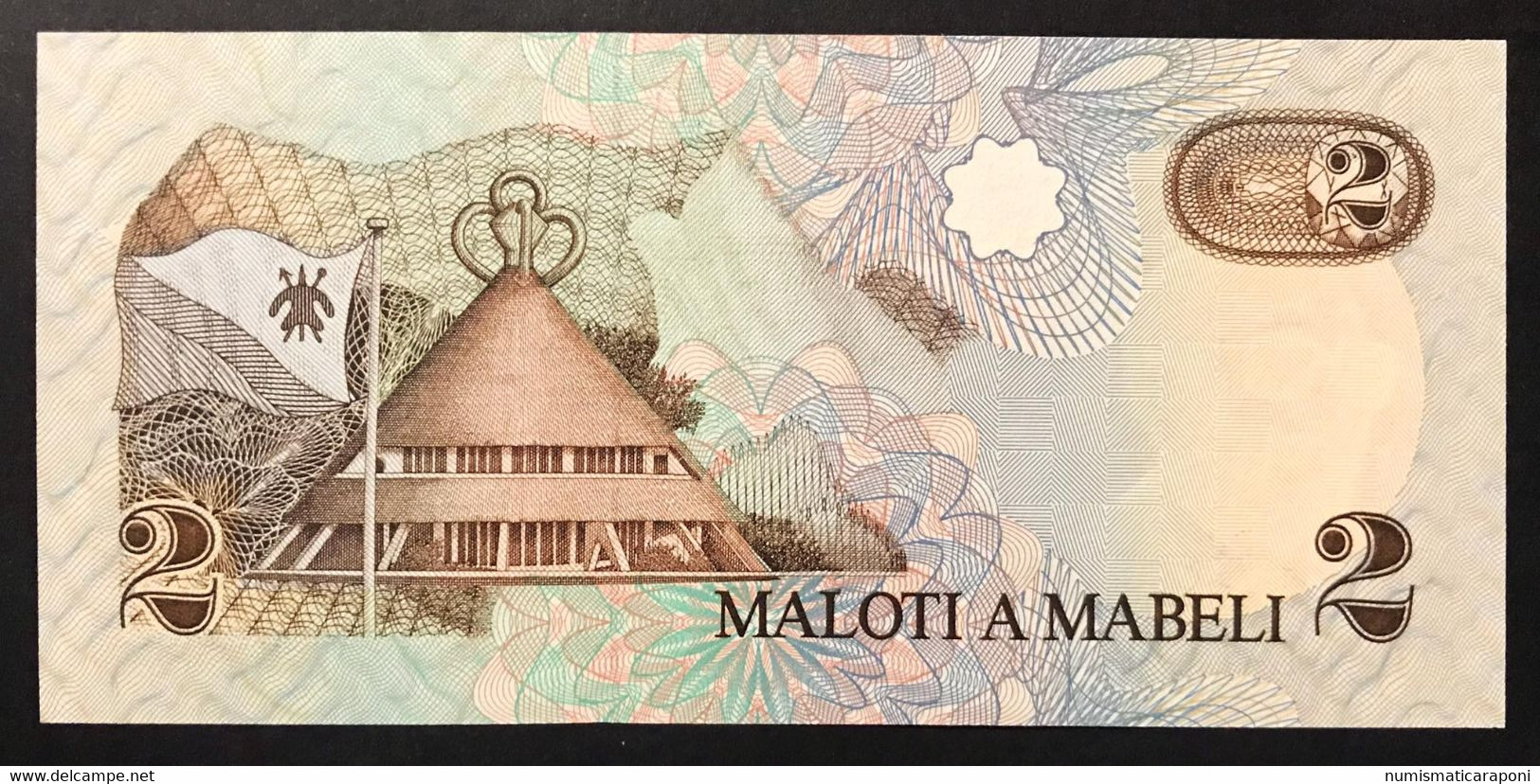 Lesotho 2 Maloti 1989 FDS UNC Pick 9 Lotto 3415 - Lesoto