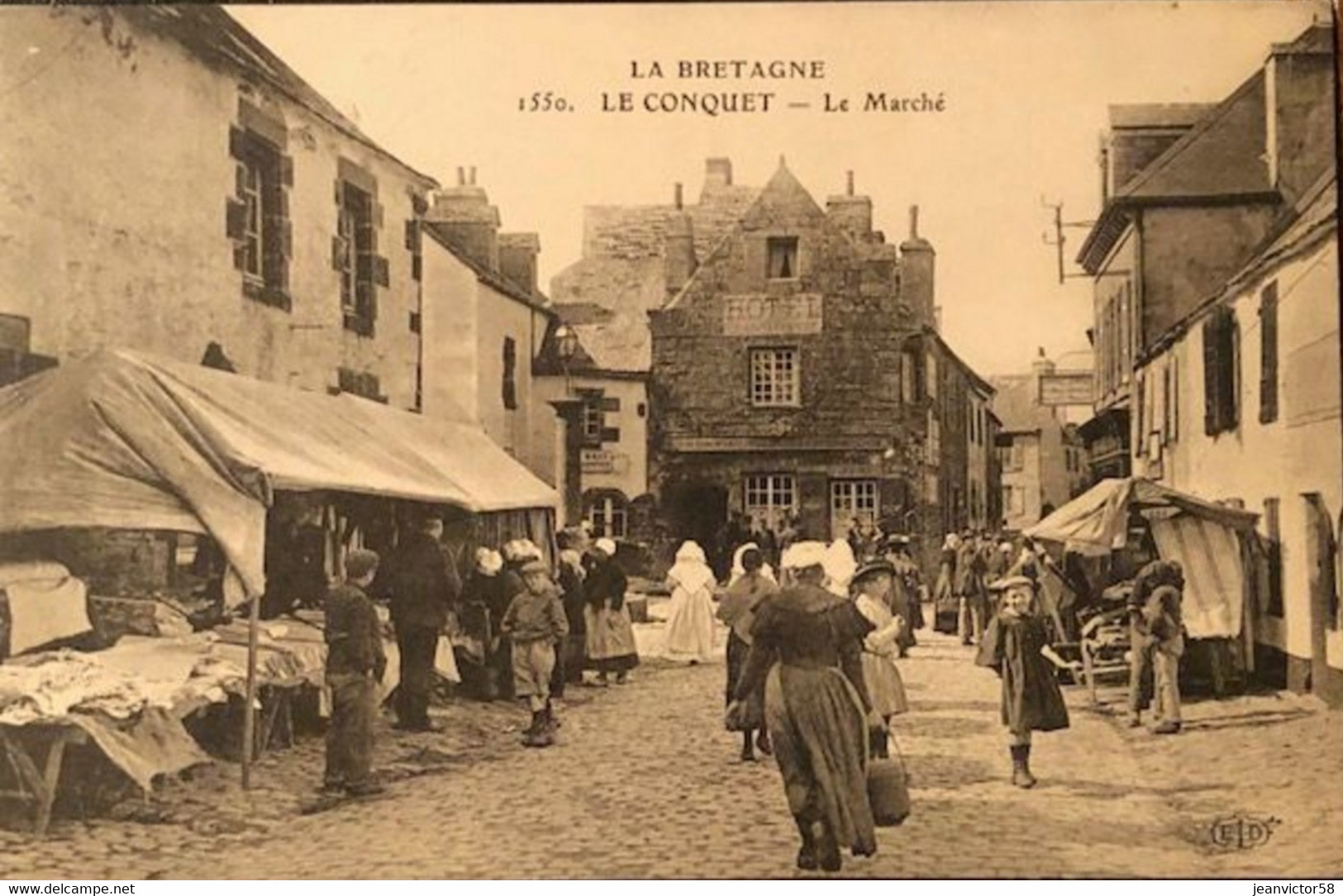 1550 Le Conquet Le Marché - Le Conquet