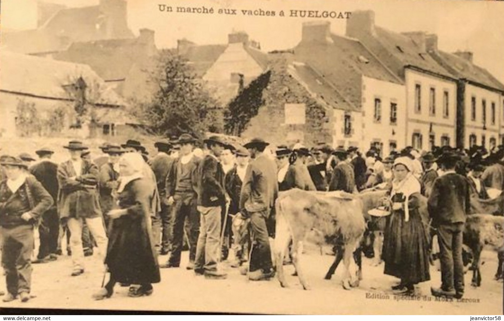 Un Marché  Aux Vaches à Huelgoat - Huelgoat