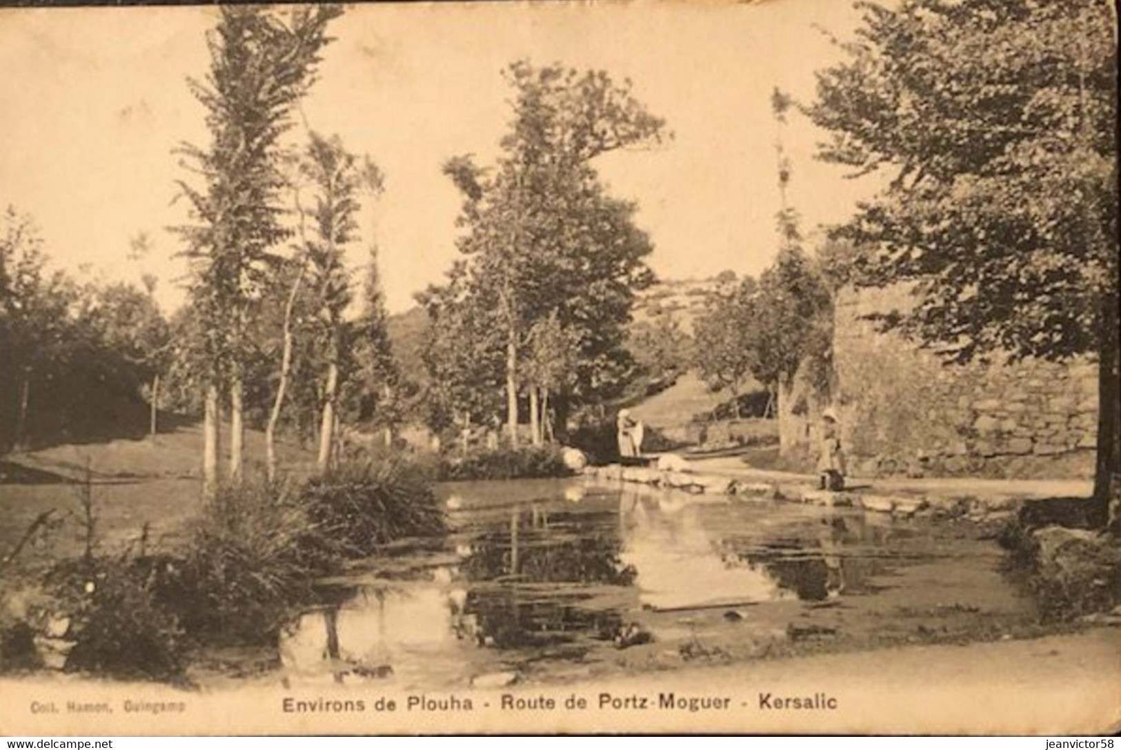 Environ De Plouha Rte De Portz-Moguer Kersalic 1909 - Plouha