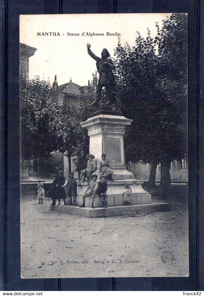 01. Nantua. Statue D'alphonse Baudin - Nantua