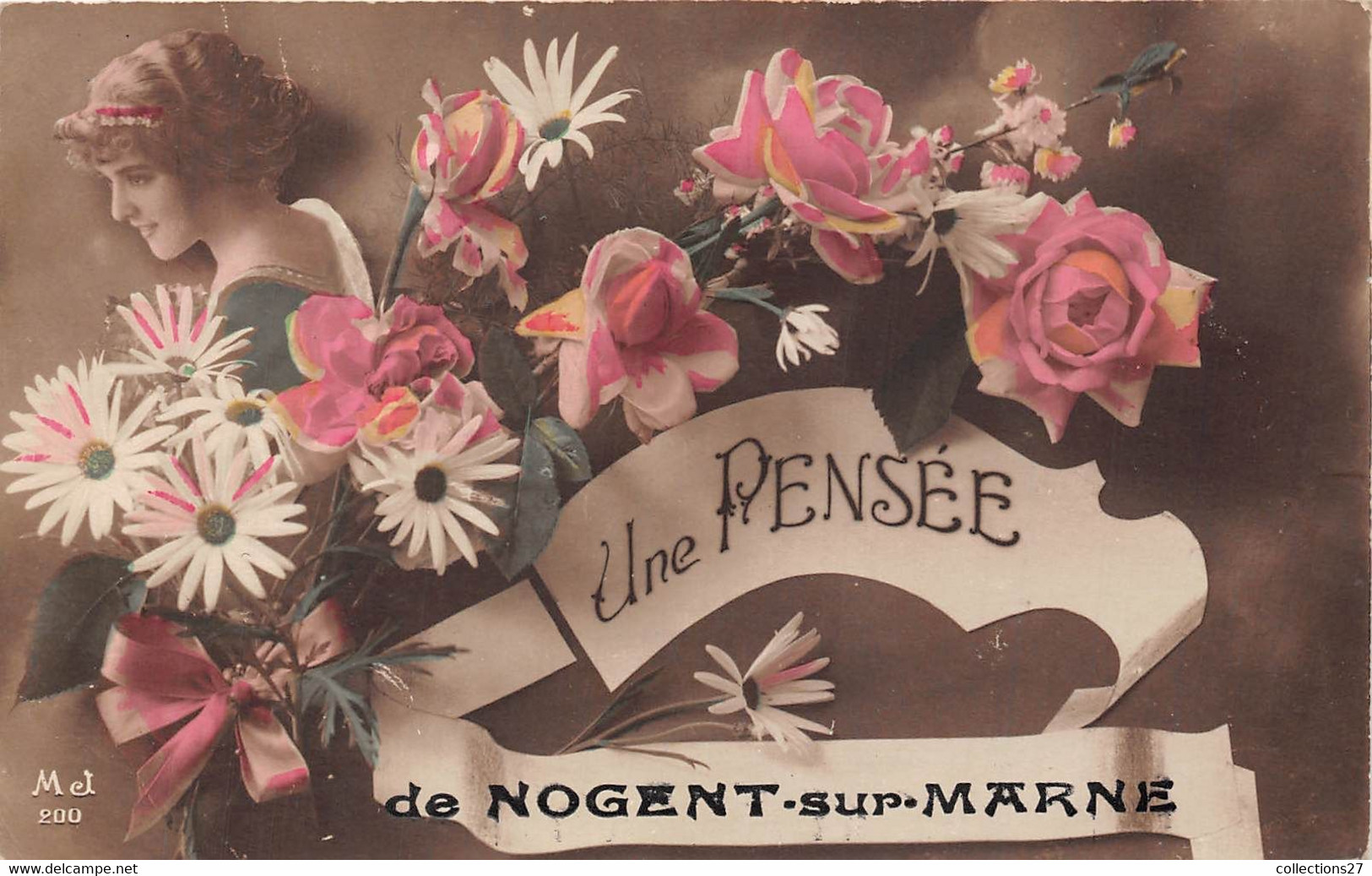 94-NOGENT-SUR-MARNE- UNE PENSEE DE NOGENT - Nogent Sur Marne
