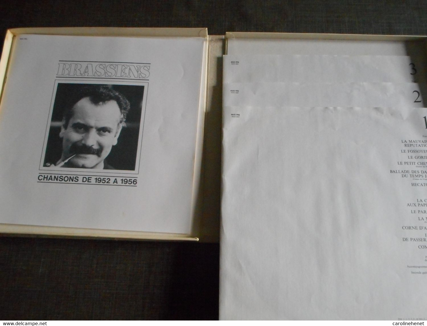Collection Vinyles Brassens Philips 1989 - Complete Collections