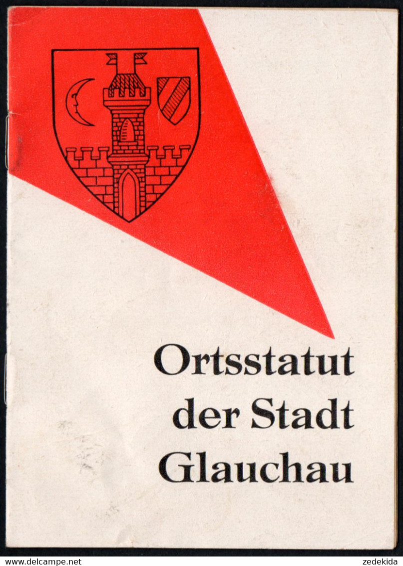 E9648 - Glauchau Ortsstatut Der Stadt - Heft Von 1963 - Décrets & Lois