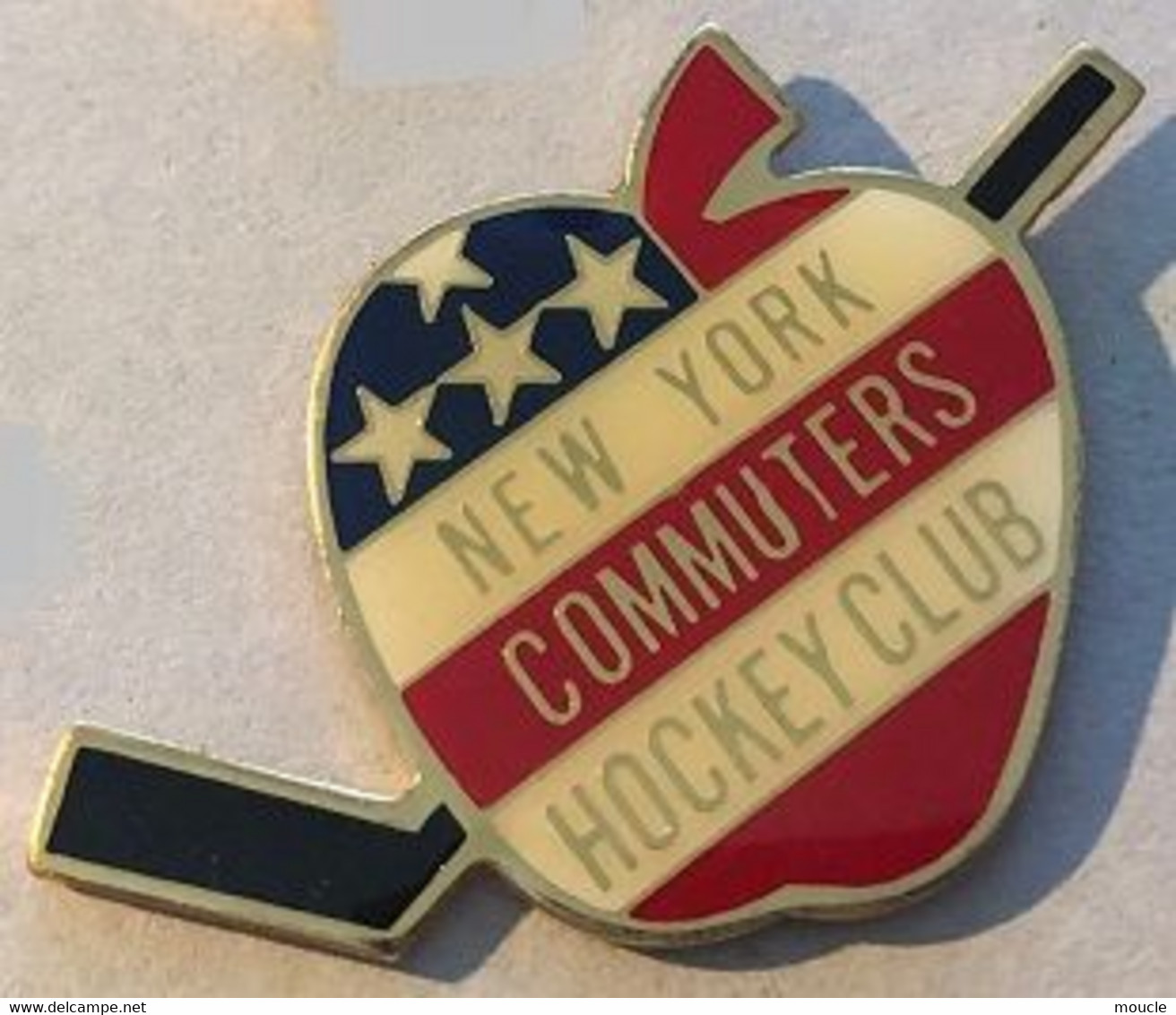 HOCKEY SUR GLACE - ICE - NHL - CANNE - POMME - APPLE - APFEL - MELA - NEW-YORK COMMUTERS - HOCKEY CLUB -   (20) - Sport Invernali