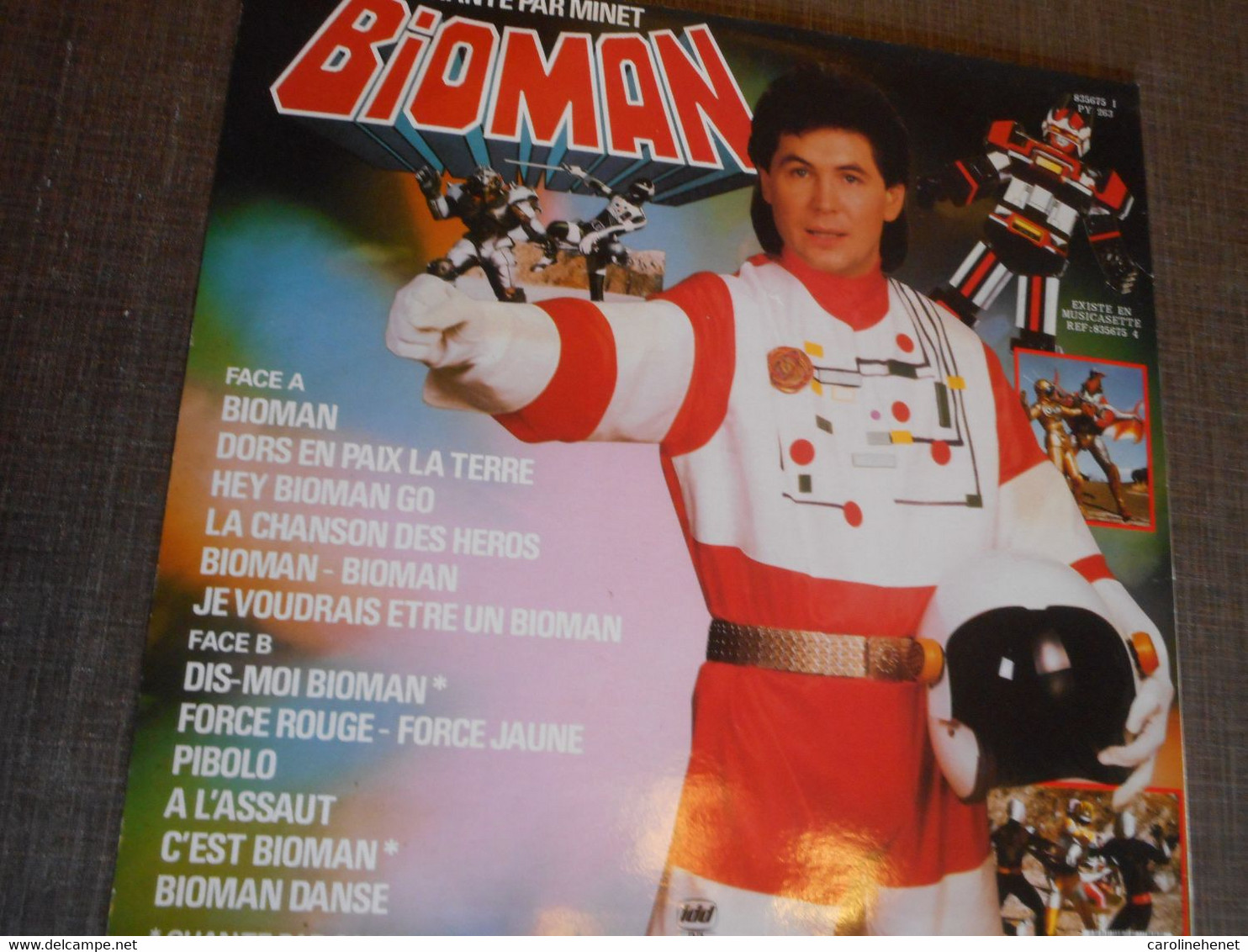 Vinyle Bioman Par Minet 1986 - Children