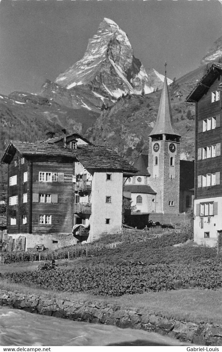 Zermatt Dorfpartie Mit Matterhorn - Zermatt