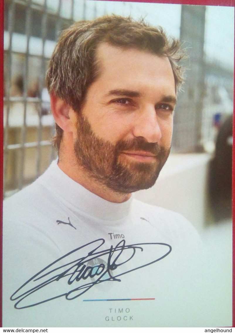 Timo Glock (  German Race Car Driver, BMW ) - Autógrafos