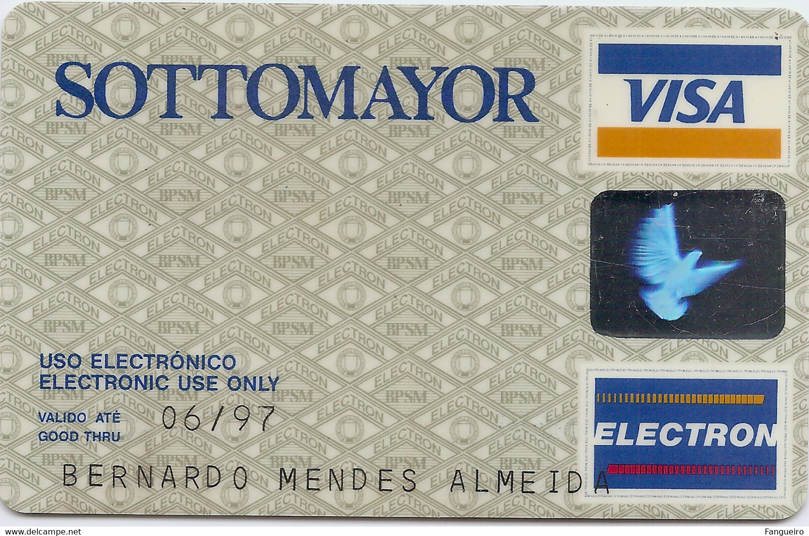 Portugal SOTTOMAYOR 1992_11 - Credit Cards (Exp. Date Min. 10 Years)