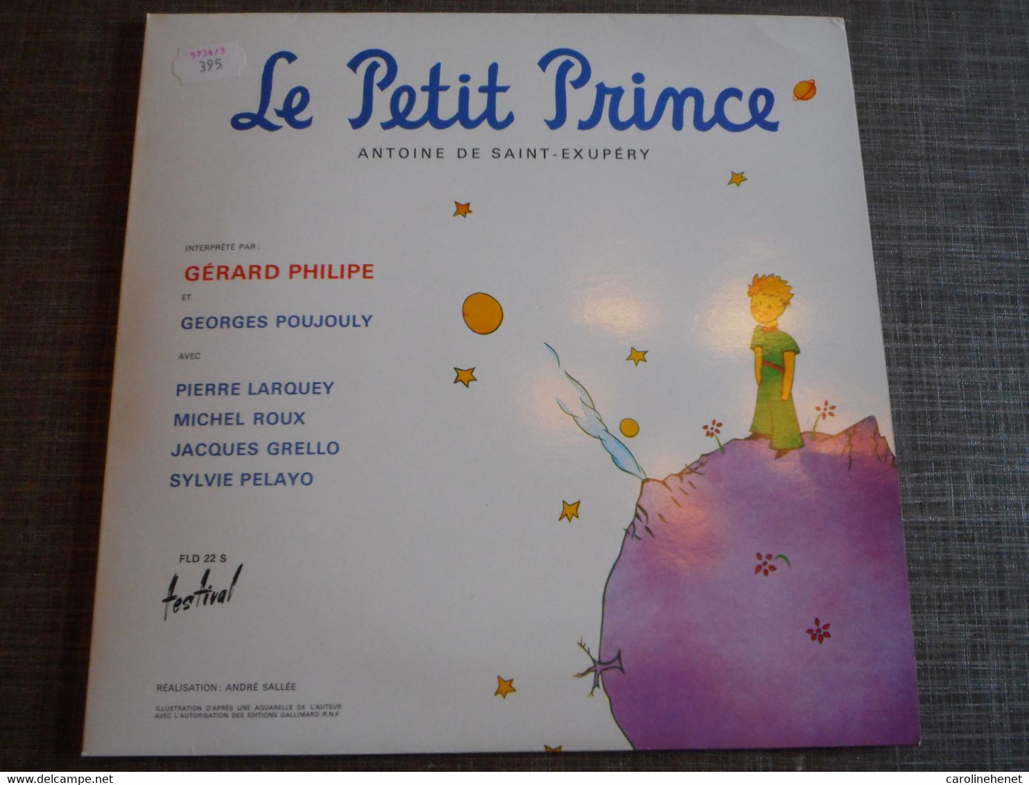 Vinyle Le Petit Prince Par G.Philippe Années 50 - Enfants