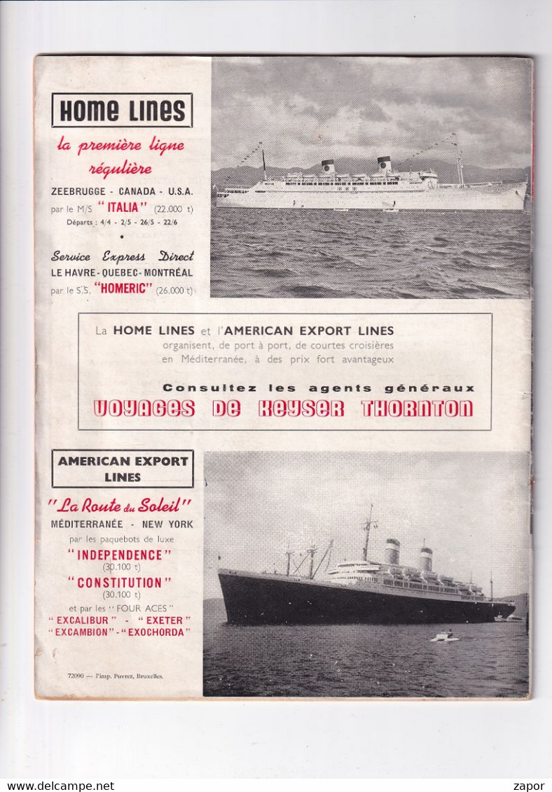 Folder / Brochure - Escapades - Voyages De Keyser Thornton - 1958 - Turismo