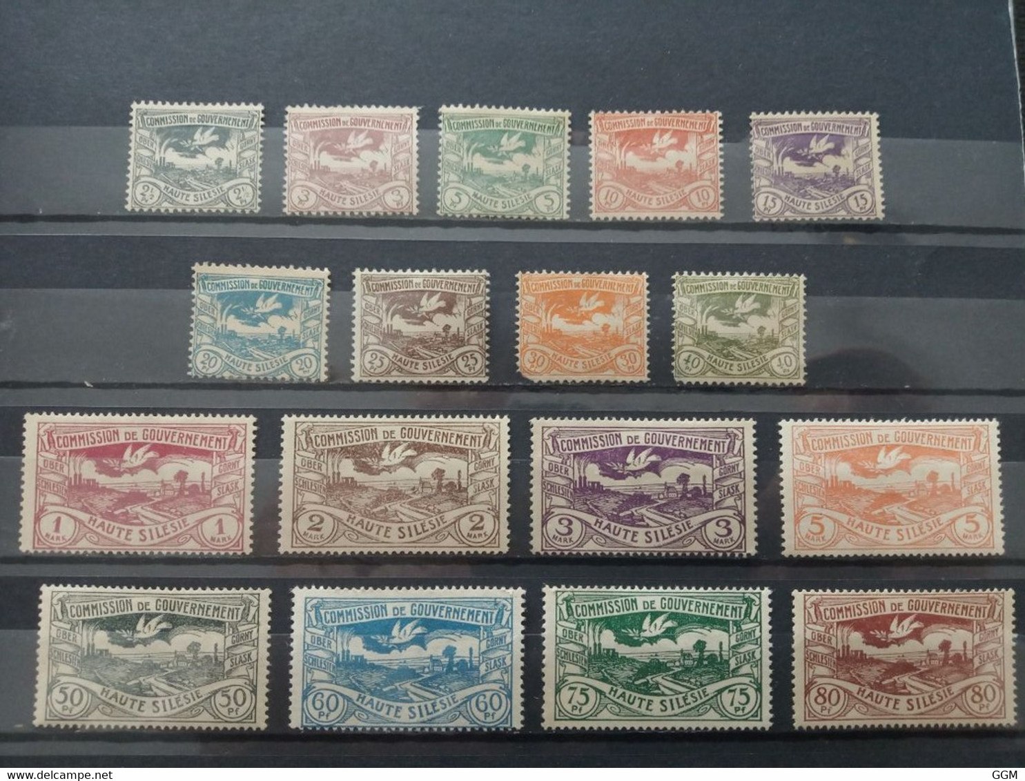 Polonia 1920 Plebiscito Mi 13-29 * - Revenue Stamps